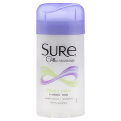 Sure Invisible Solid Anti-Perspirant Deodorant - Fresh Scent -Thefragrancemart.com