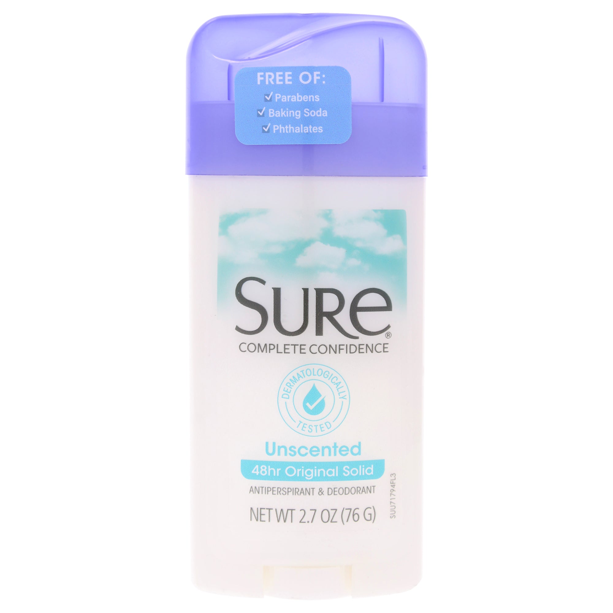 Sure Original Solid Anti-Perspirant Deodorant - Unscented -Thefragrancemart.com