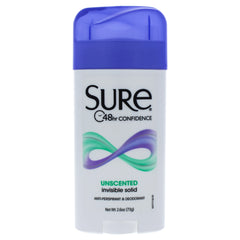 Sure Invisible Solid Anti-Perspirant and Deodorant - Unscented -Thefragrancemart.com
