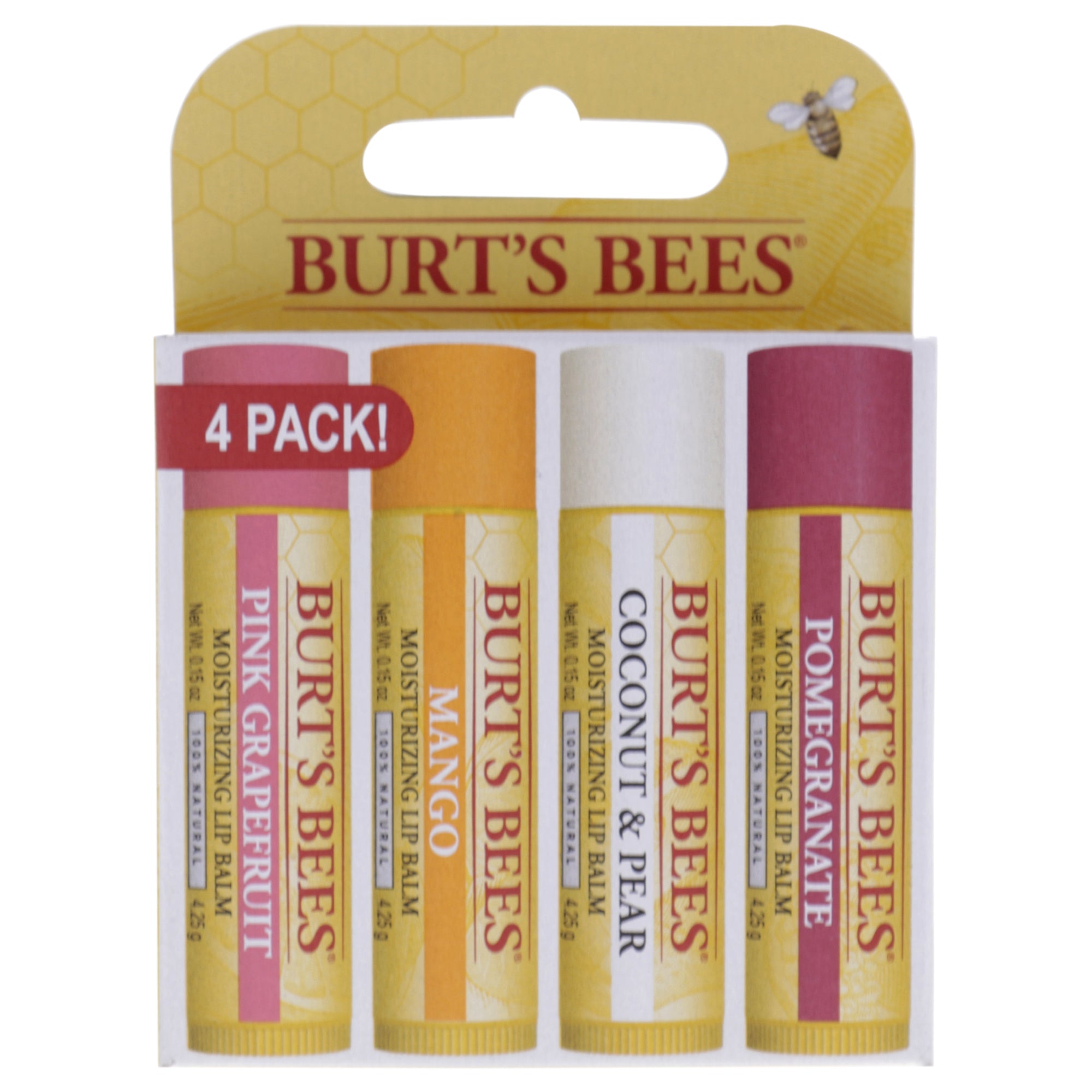 Burts Bees Superfruit Moisturizing Lip Balm Pack -Thefragrancemart.com