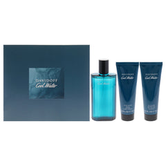 Davidoff Cool Water 3 Pc Gift Set-Thefragrancemart.com