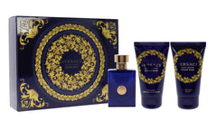 Versace Dylan Blue 3 Pc Gift Set-Thefragrancemart.com