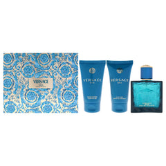Versace Eros 3 Pc Gift Set-Thefragrancemart.com