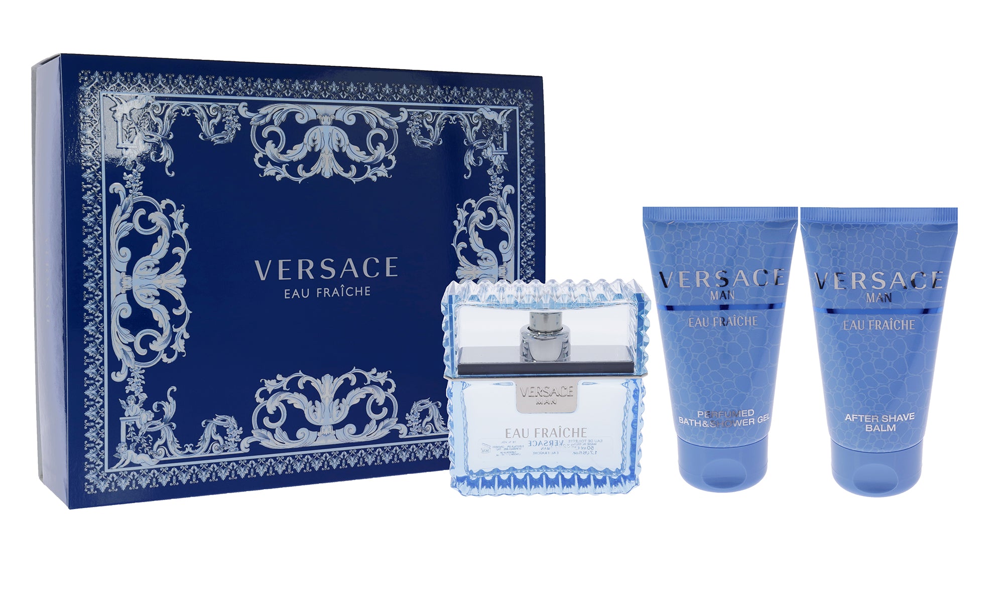 Versace Eau Fraiche 3 Pc Gift Set-Thefragrancemart.com