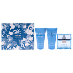 Versace Pour Homme 3 Pc Gift Set-Thefragrancemart.com