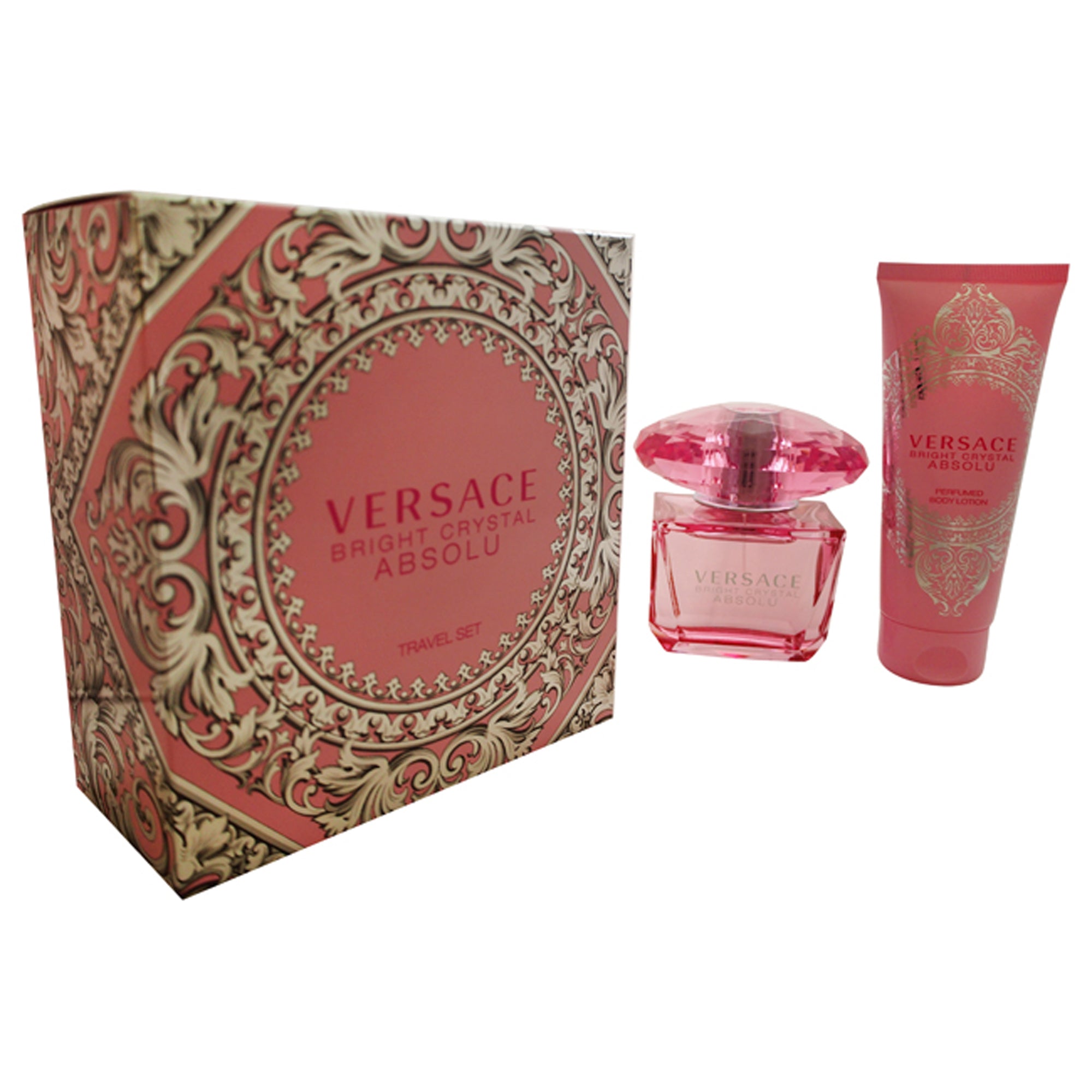 Versace Bright Crystal Absolu 2 Pc Gift Set-Thefragrancemart.com