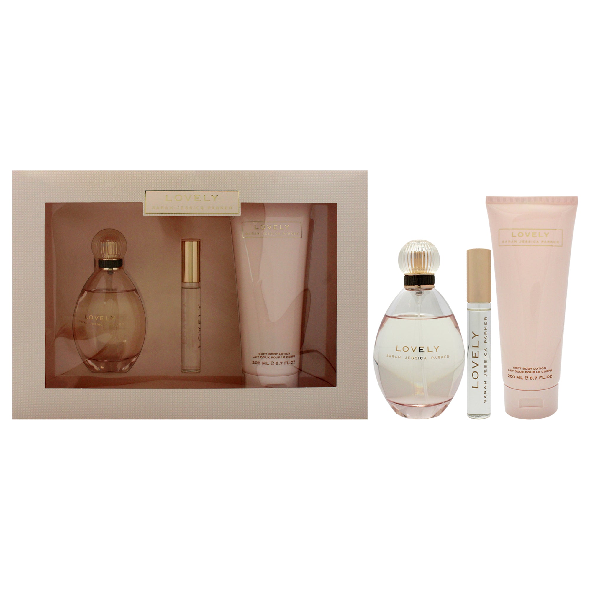 Sarah Jessica Parker Lovely 3 Pc Gift Set-Thefragrancemart.com