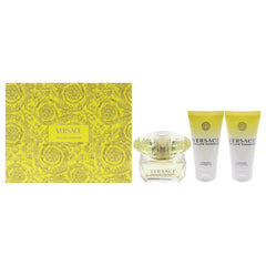 Versace Yellow Diamond 3 Pc Gift Set-Thefragrancemart.com