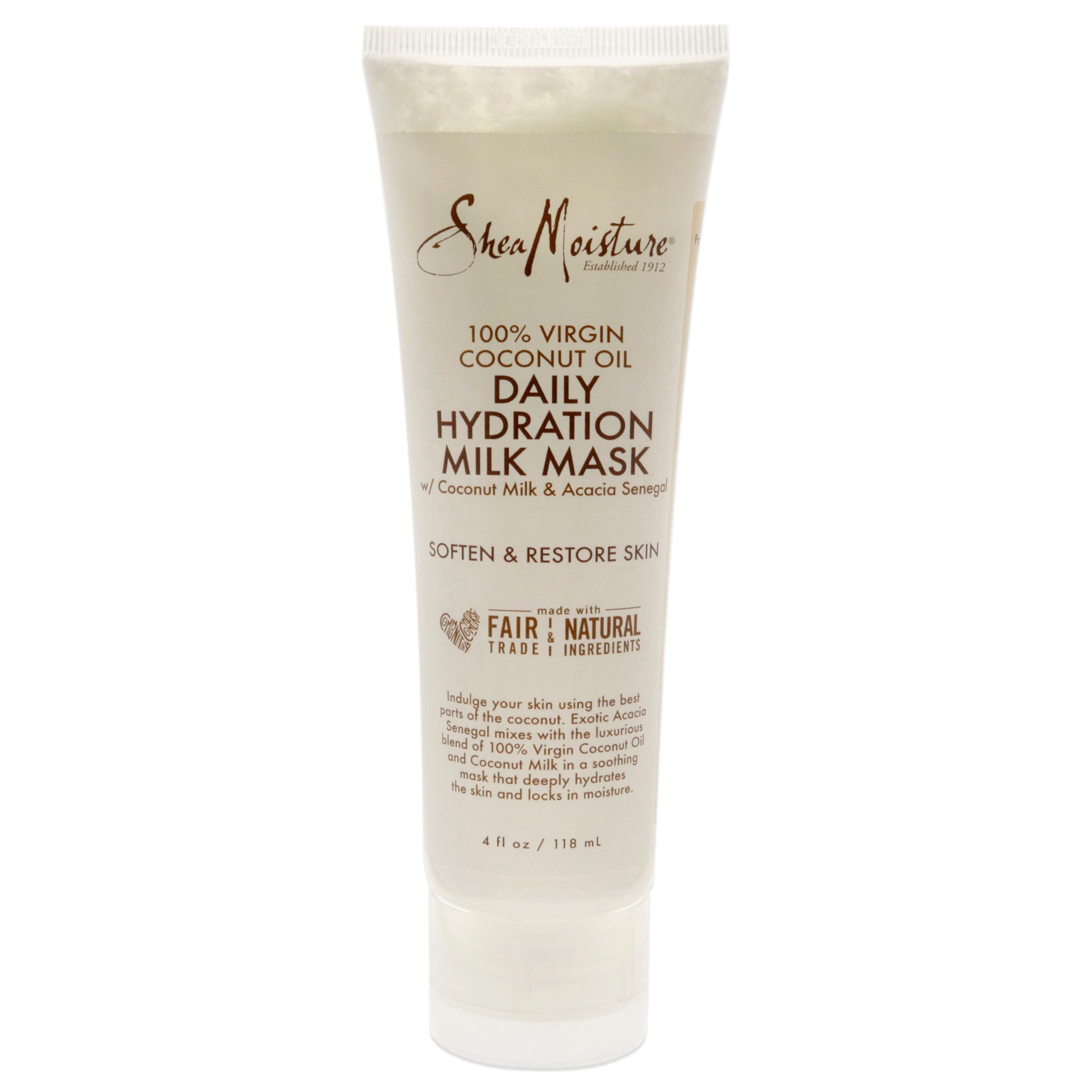 Shea Moisture 100% Virgin Coconut Oil Daily Hydration Milk Mask -Thefragrancemart.com