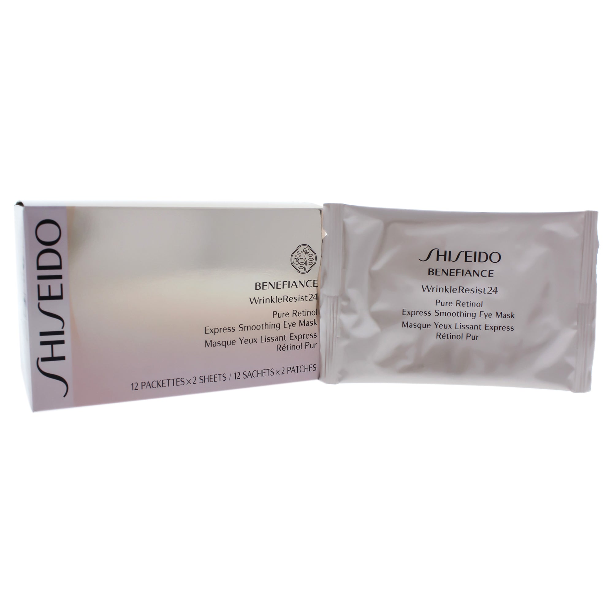 Shiseido Benefiance WrinkleResist24 Pure Retinol Express Smoothing Eye Mask -Thefragrancemart.com