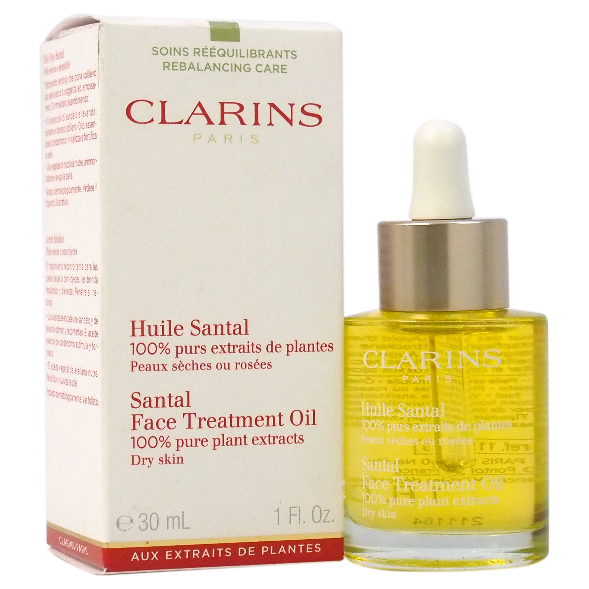 Clarins Santal Face Treatment Oil - Dry Skin -Thefragrancemart.com