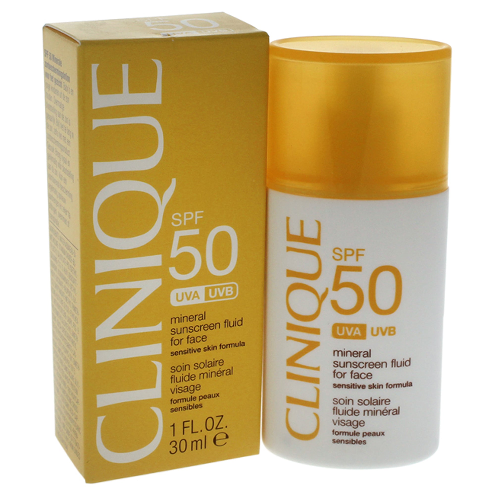 Clinique Broad Spectrum SPF 50 Mineral Sunscreen Fluid for Face -Thefragrancemart.com