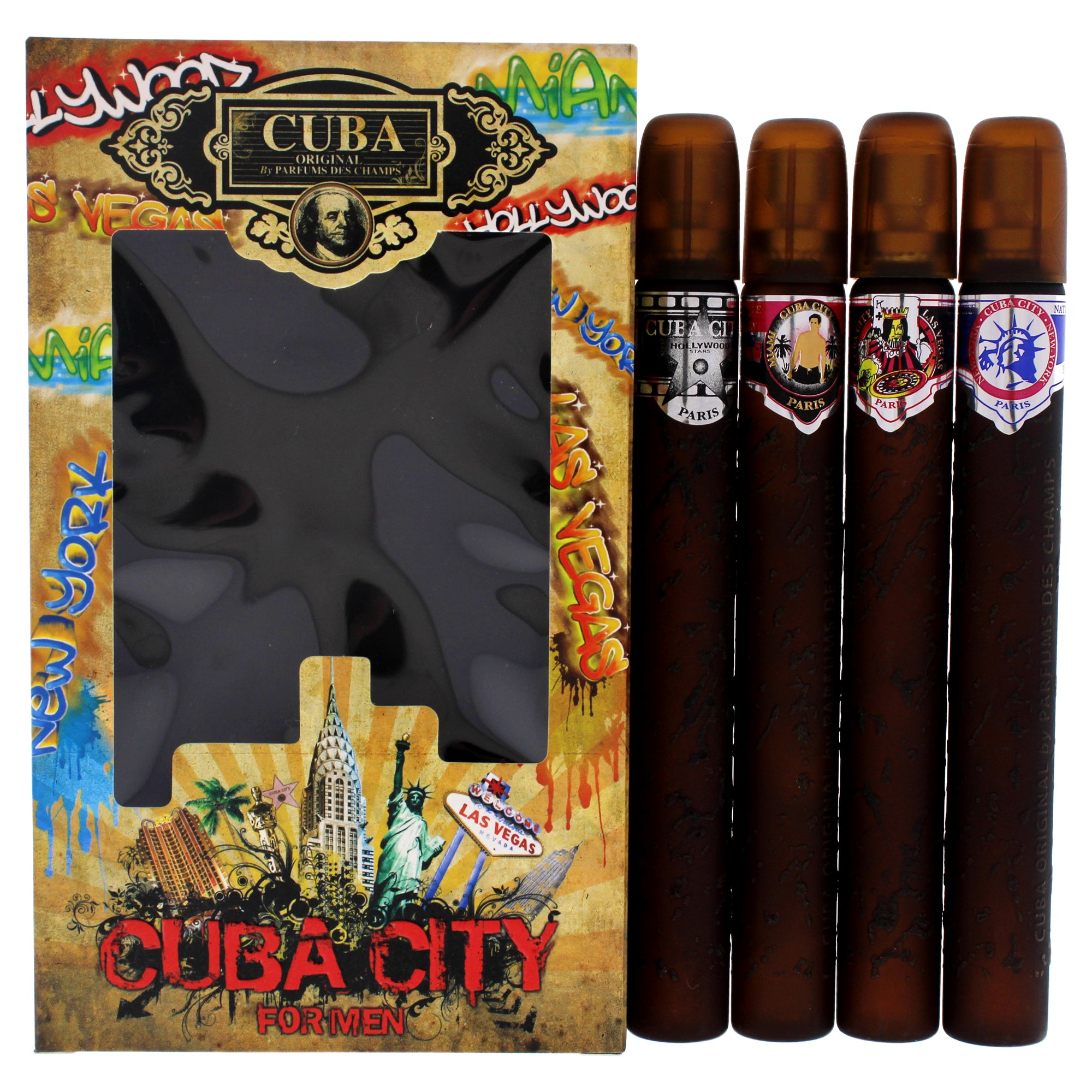 Cuba City 4 Pc Gift Set-Thefragrancemart.com