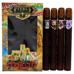 Cuba City 4 Pc Gift Set-Thefragrancemart.com