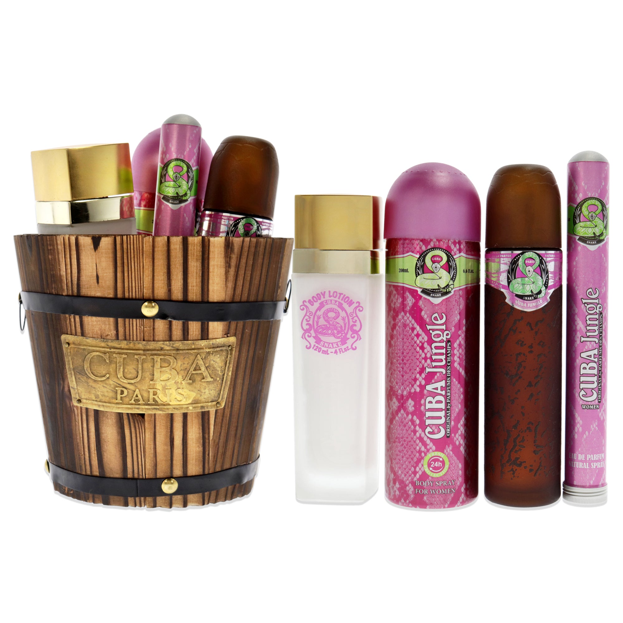 Cuba Jungle Snake 4 Pc Gift Set-Thefragrancemart.com