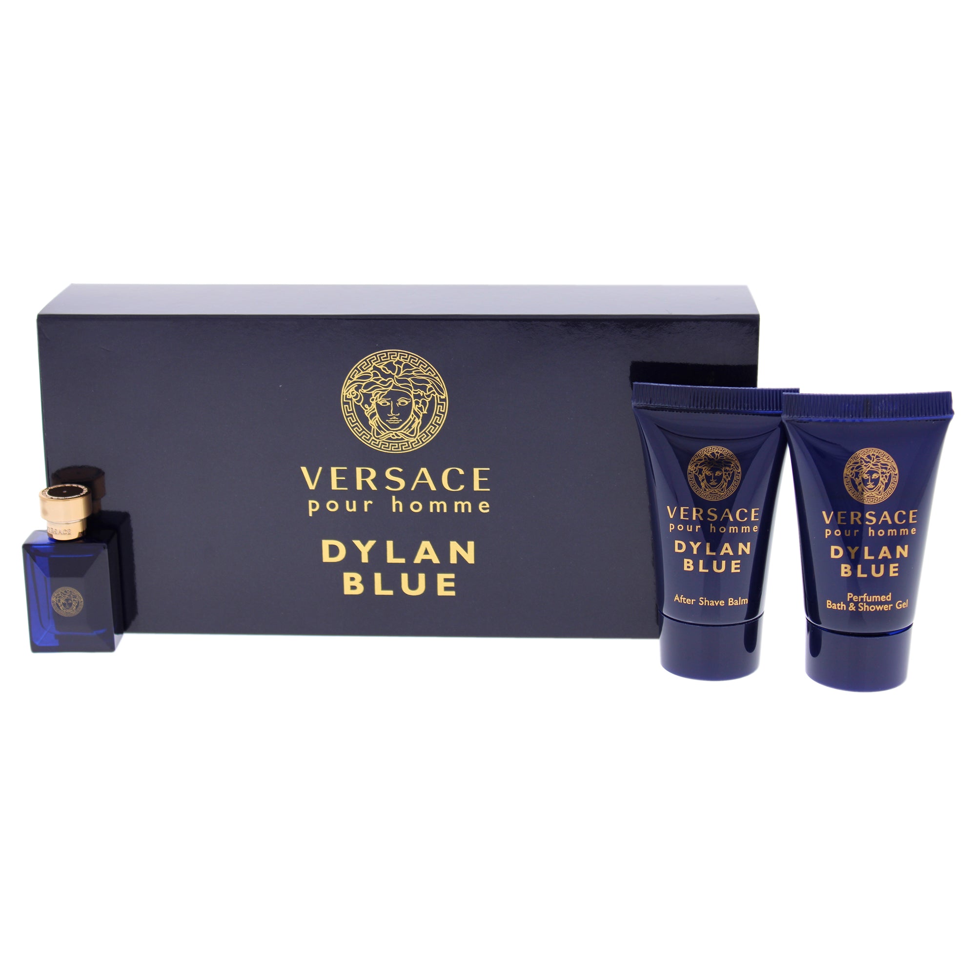 Versace Dylan Blue 3 Pc Mini Gift Set-Thefragrancemart.com