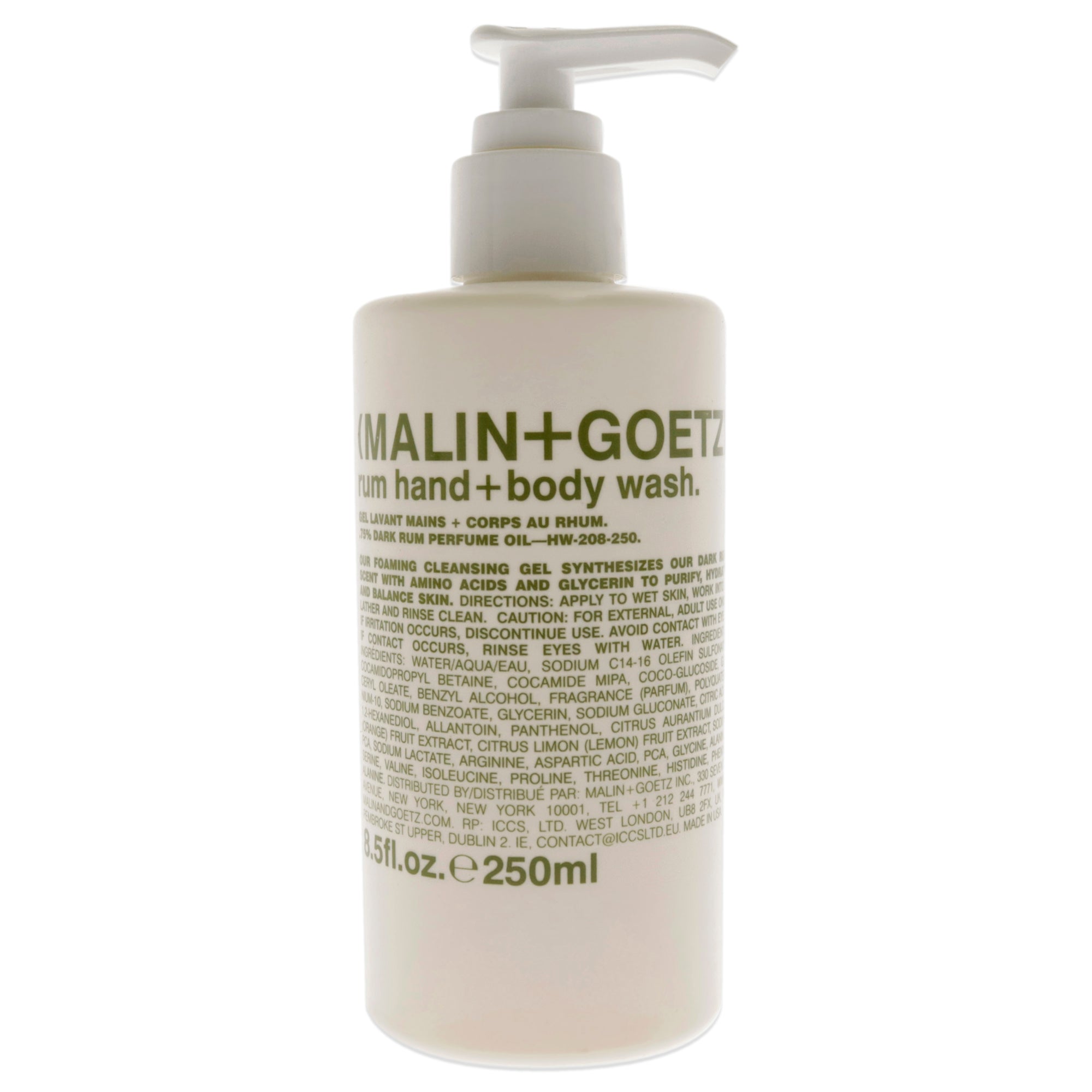 Malin + Goetz Rum Hand and Body Wash -Thefragrancemart.com