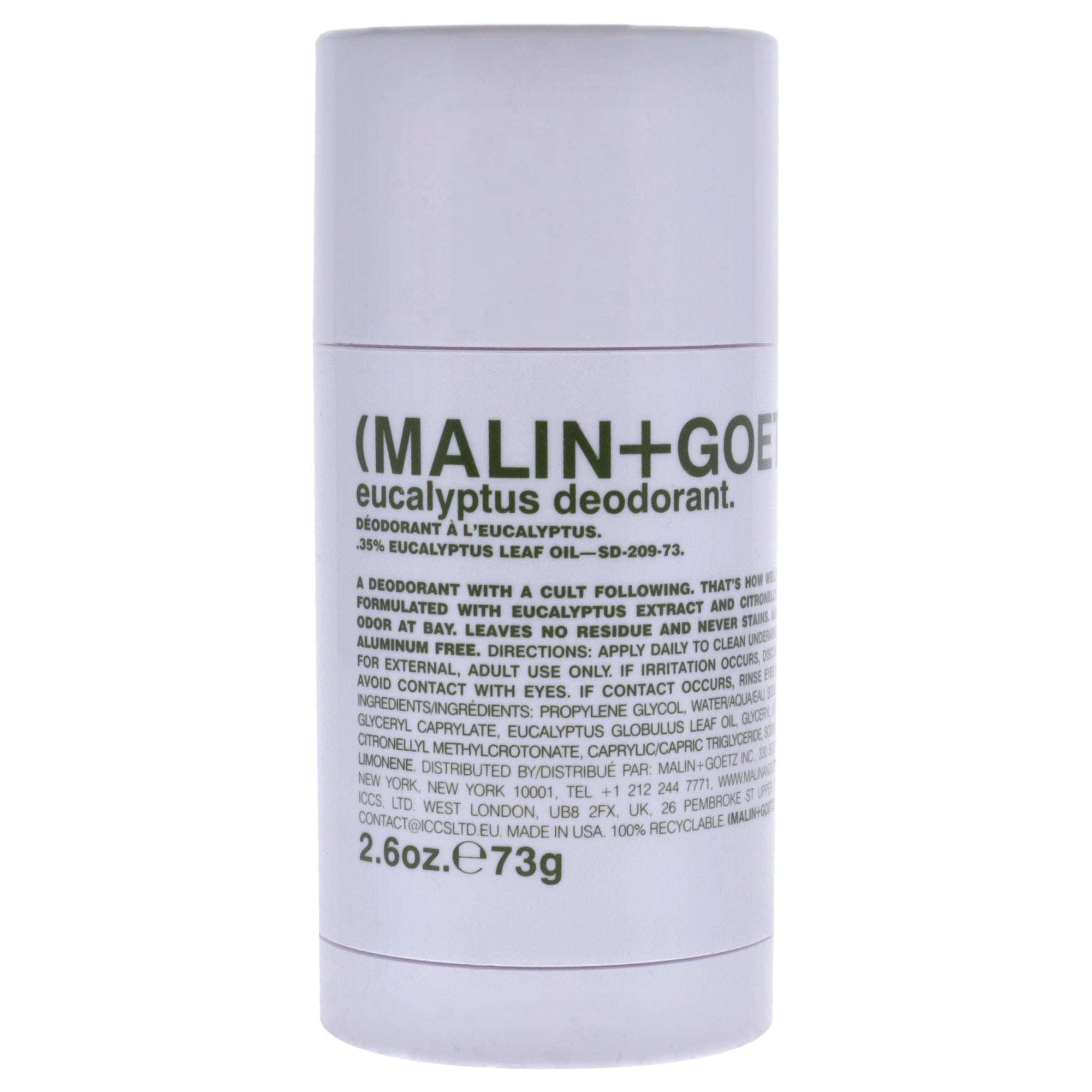 Malin + Goetz Eucalyptus Deodorant Stick -Thefragrancemart.com