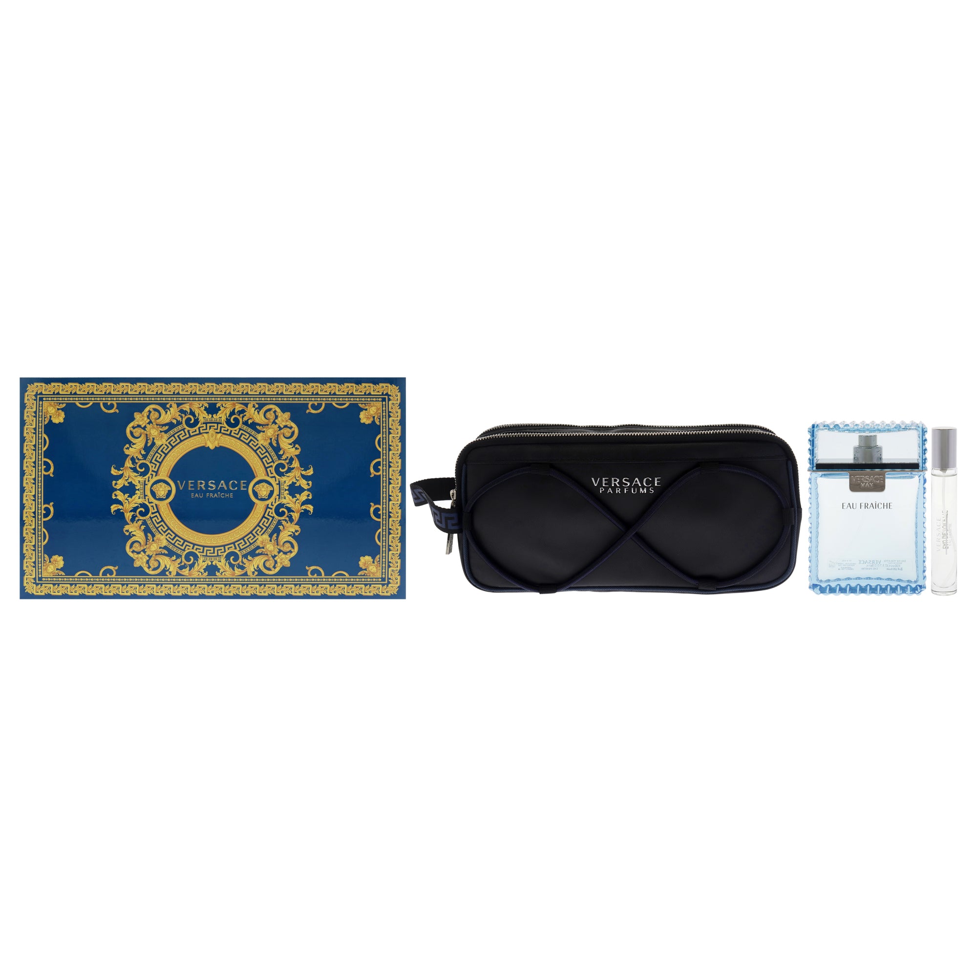 Versace Man Eau Fraiche 3 Pc Gift Set-Thefragrancemart.com