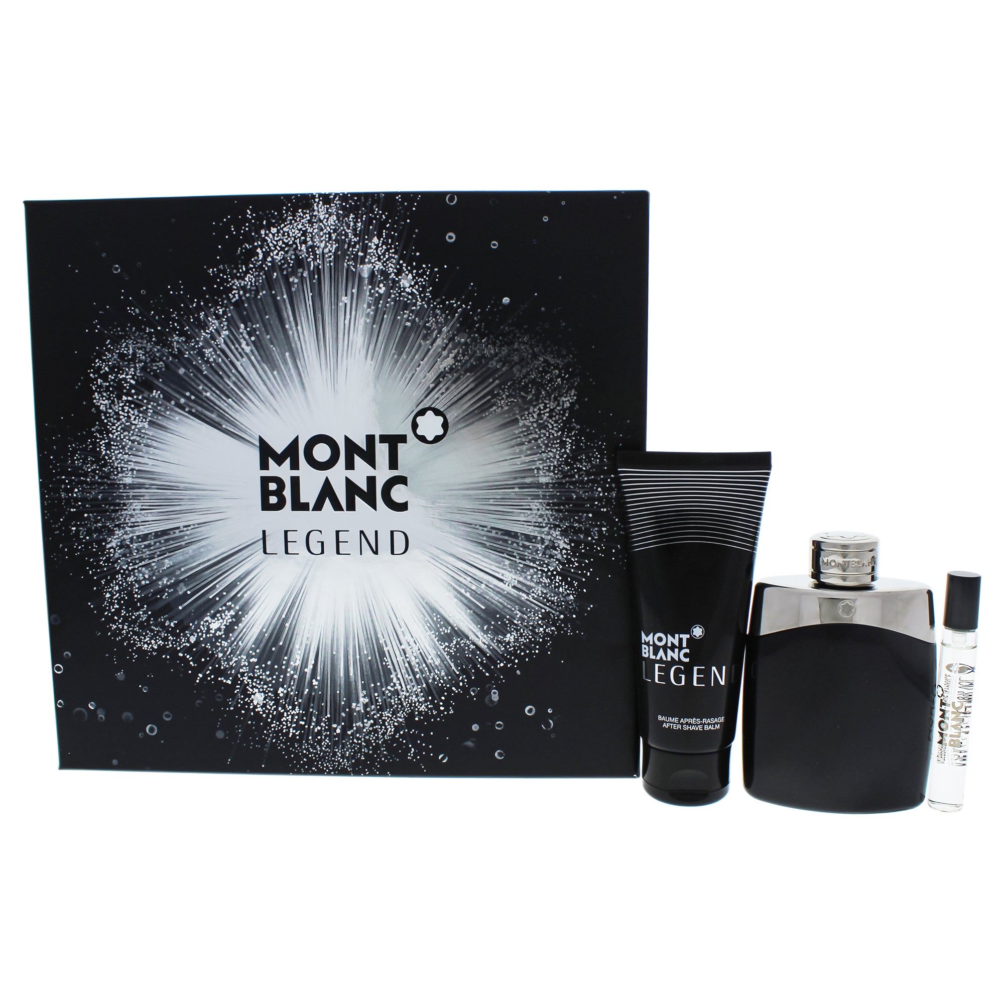 Mont Blanc Legend 3 Pc Gift Set-Thefragrancemart.com