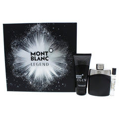 Mont Blanc Legend 3 Pc Gift Set-Thefragrancemart.com