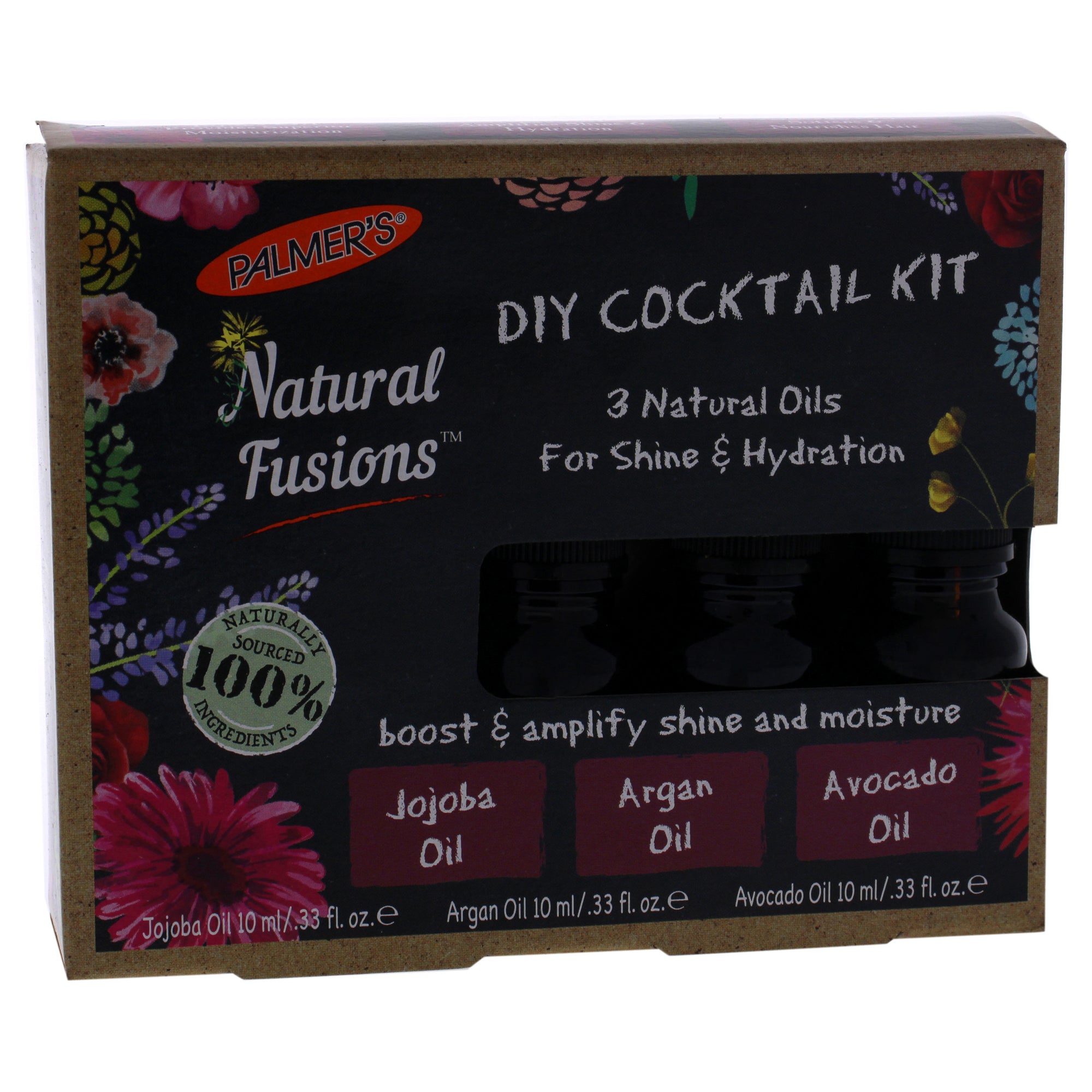 Palmers Natural Fusions Shine and Hydration DIY Cocktail Kit -Thefragrancemart.com