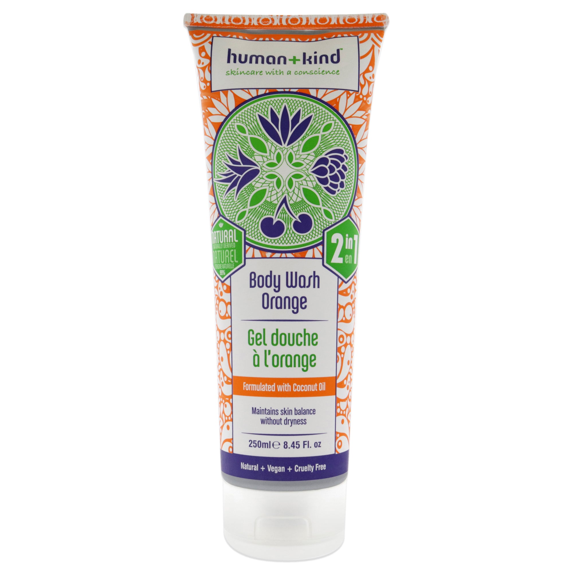 Human+Kind Body Wash - Orange -Thefragrancemart.com