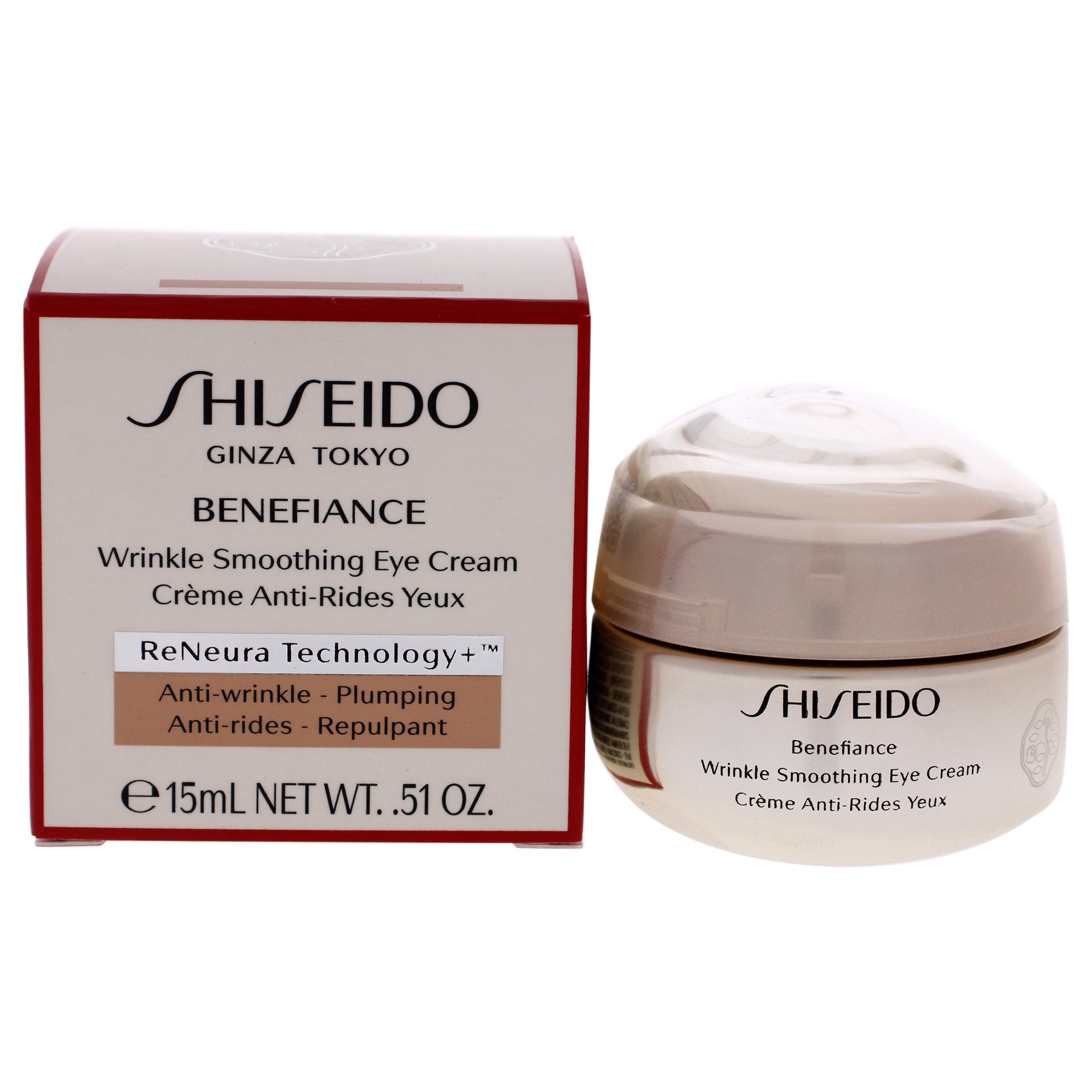 Shiseido Benefiance Wrinkle Smoothing Eye Cream -Thefragrancemart.com