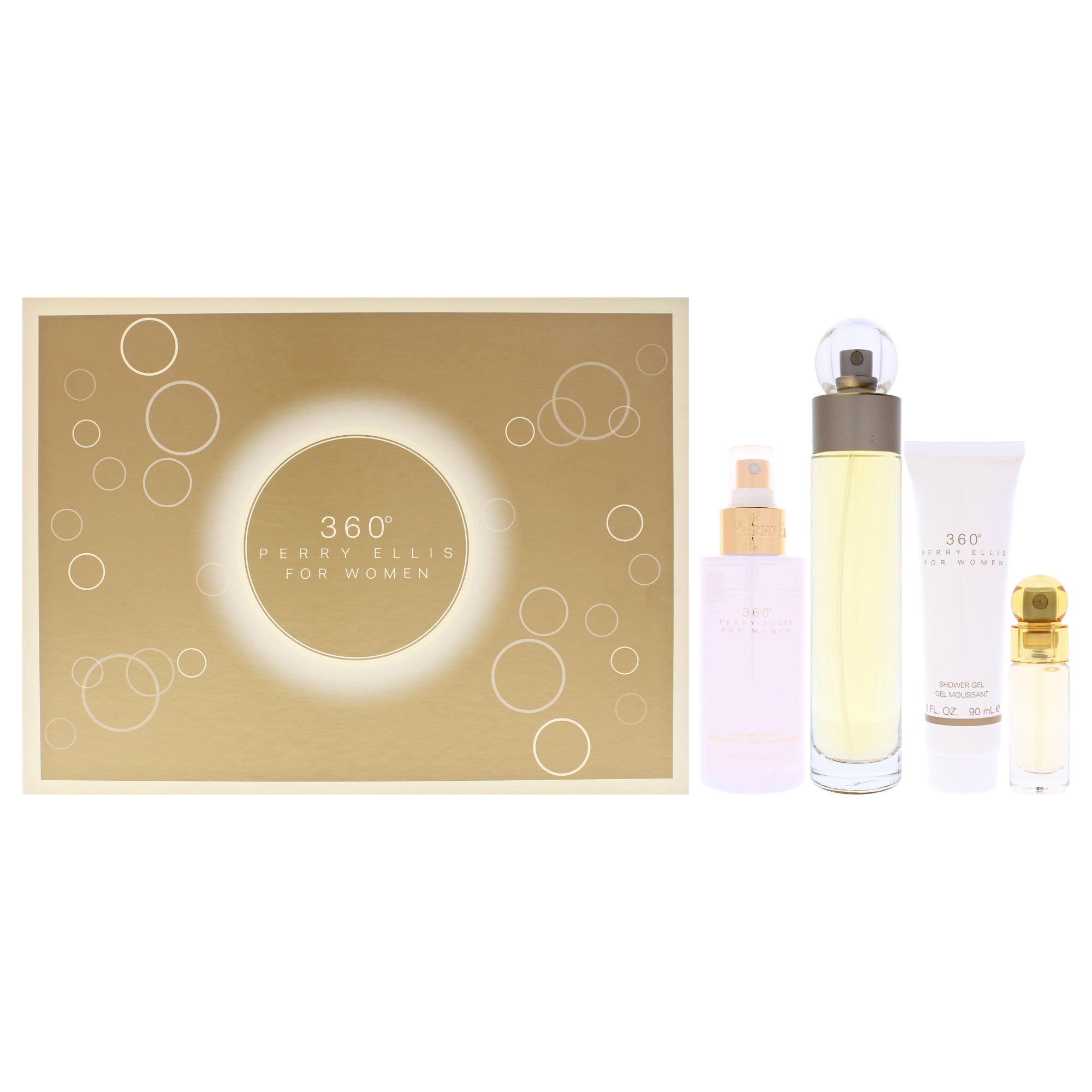 Perry Ellis 360 4 Pc Gift Set-Thefragrancemart.com