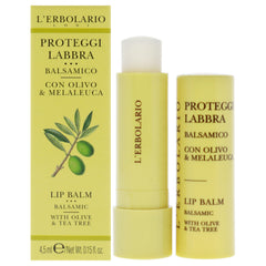 LErbolario Lip Balm - Olive and Tea Tree -Thefragrancemart.com
