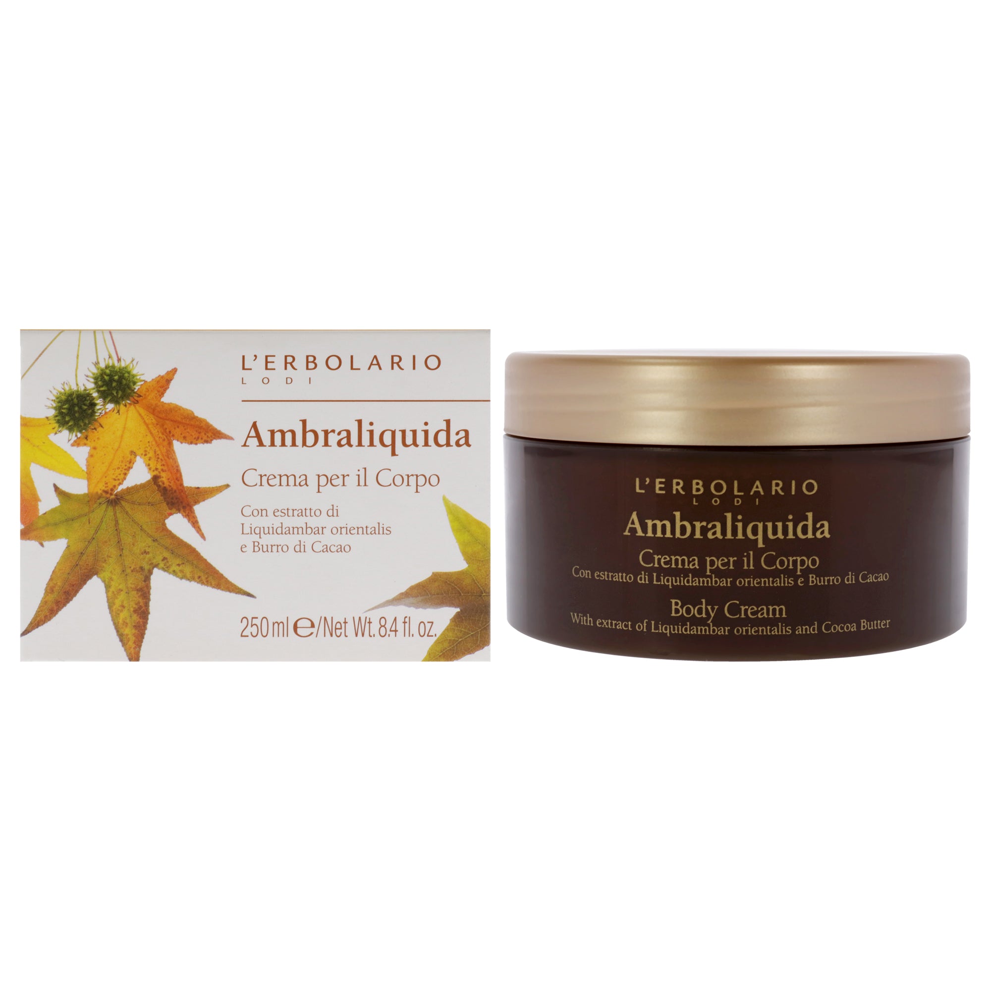 LErbolario Body Cream - Ambraliquida -Thefragrancemart.com