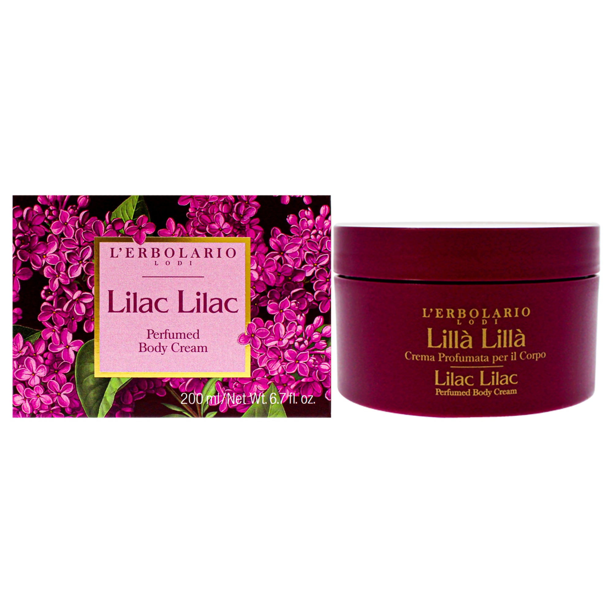 LErbolario Perfumed Body Cream - Lilac Lilac -Thefragrancemart.com