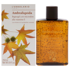 LErbolario Bath Gel with Vitamin E Micro-Spheres - Ambraliquida -Thefragrancemart.com