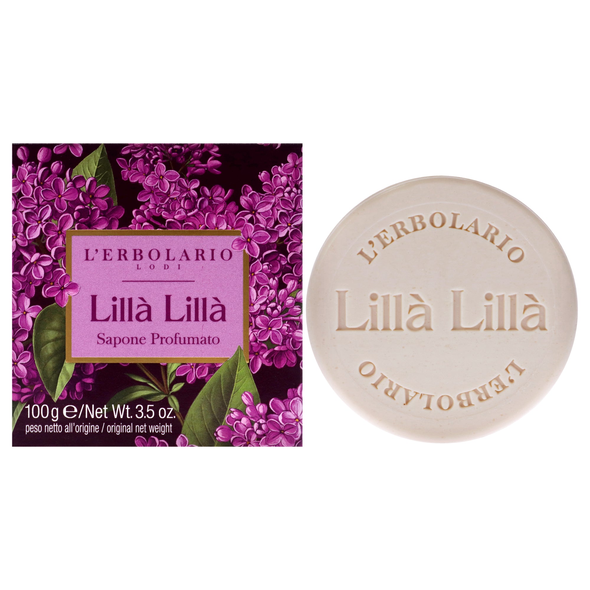 LErbolario Lilac Lila Perfumed Soap -Thefragrancemart.com