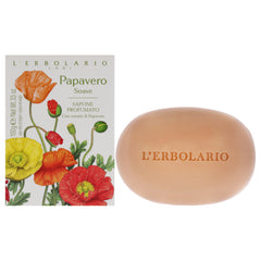 LErbolario Sweet Poppy Perfumed Soap -Thefragrancemart.com