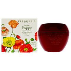 LErbolario Sweet Poppy Body Cream -Thefragrancemart.com