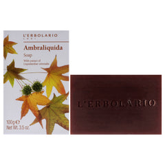 LErbolario Ambraliquida Bar Soap -Thefragrancemart.com