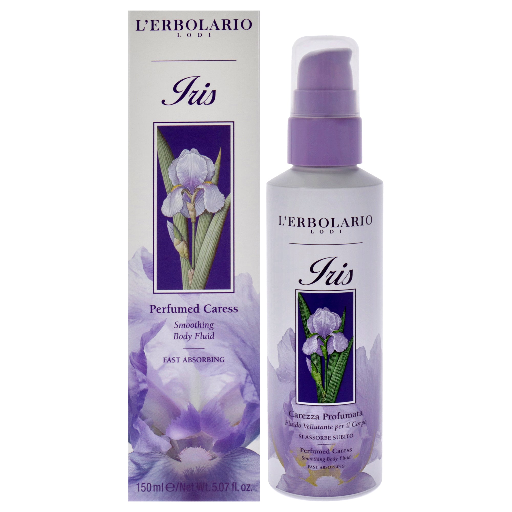 LErbolario Iris Perfumed Caress Smoothing Body fluid -Thefragrancemart.com