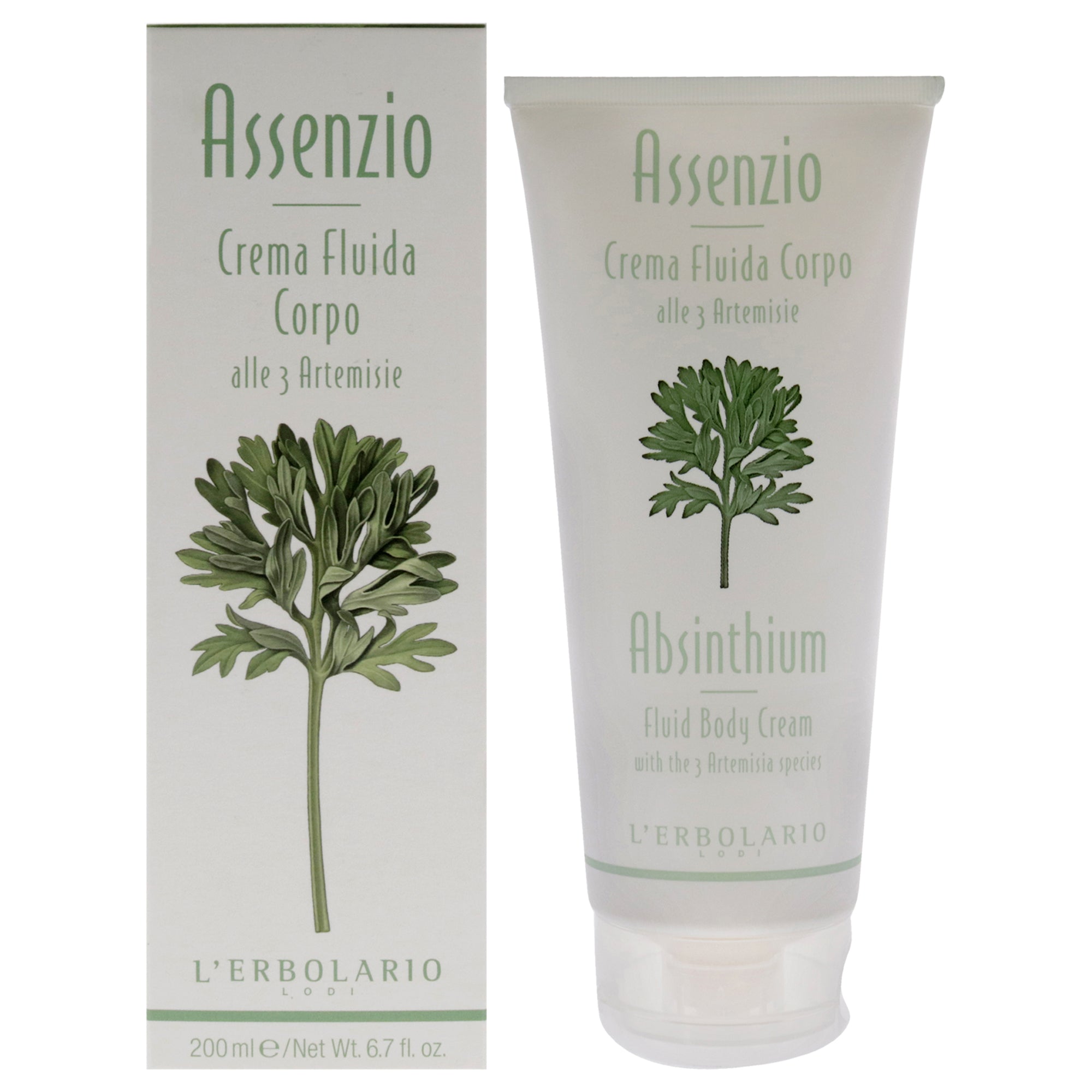 LErbolario Fluid Body Cream - Absinthium -Thefragrancemart.com