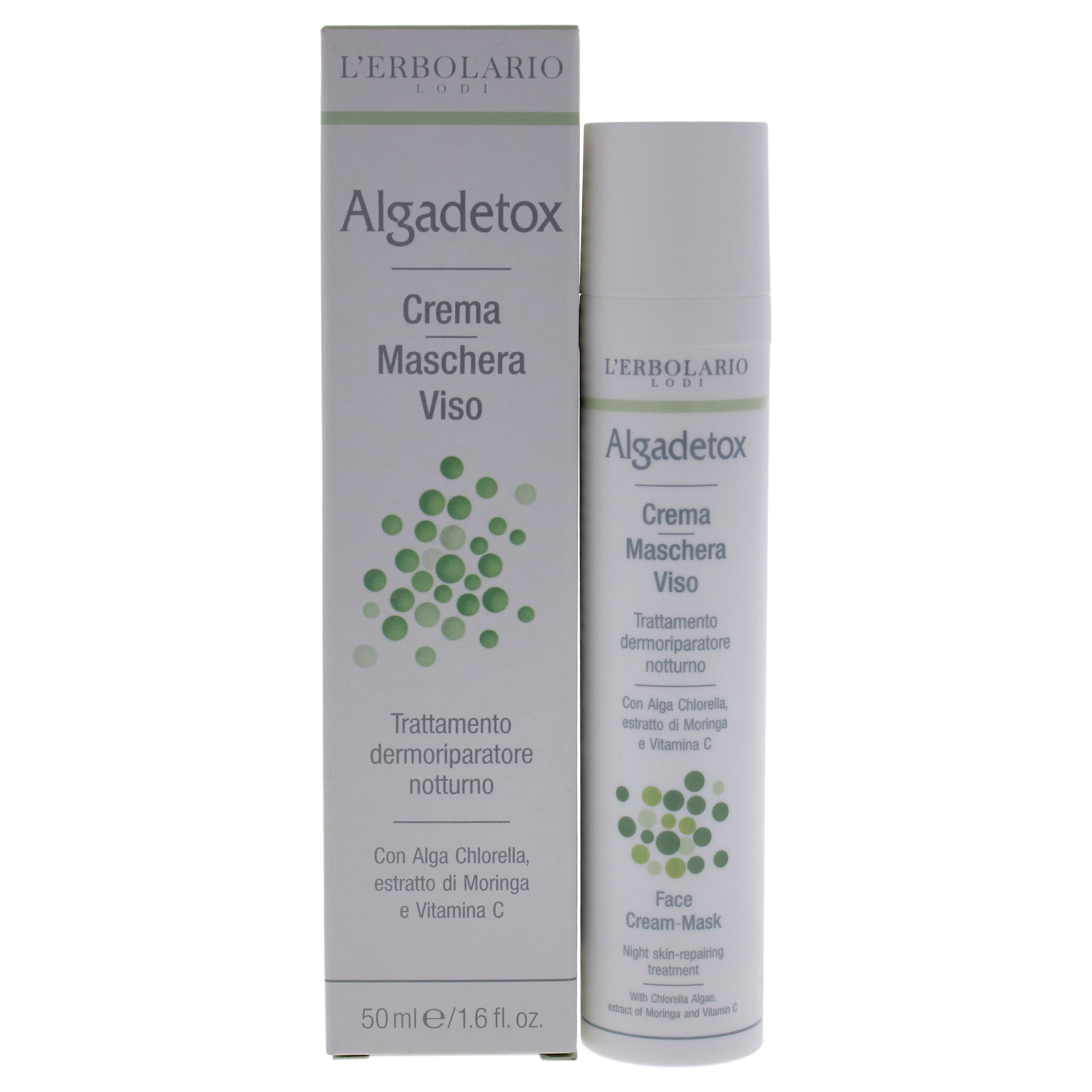 LErbolario Algadetox Face Night Cream Mask -Thefragrancemart.com