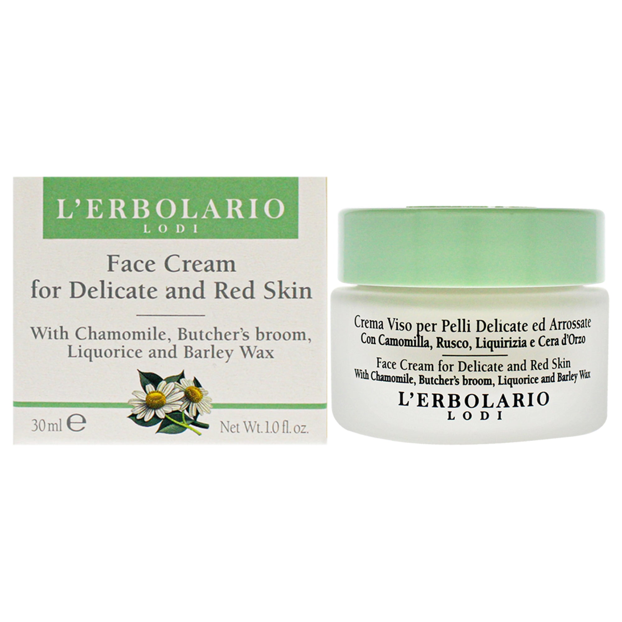 LErbolario Face Cream for Delicate and Red Skin -Thefragrancemart.com