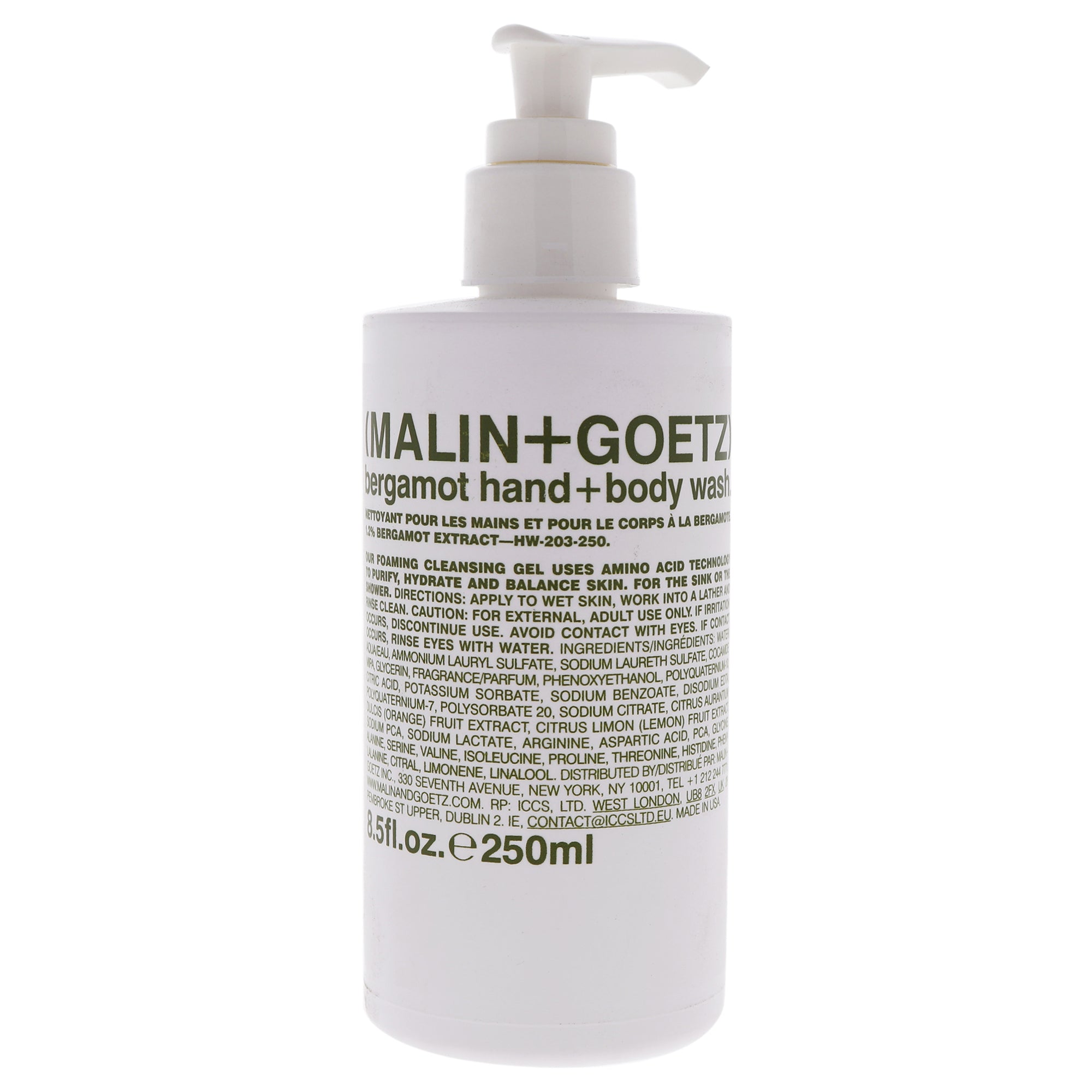 Malin + Goetz Bergamot Hand and Body Wash -Thefragrancemart.com