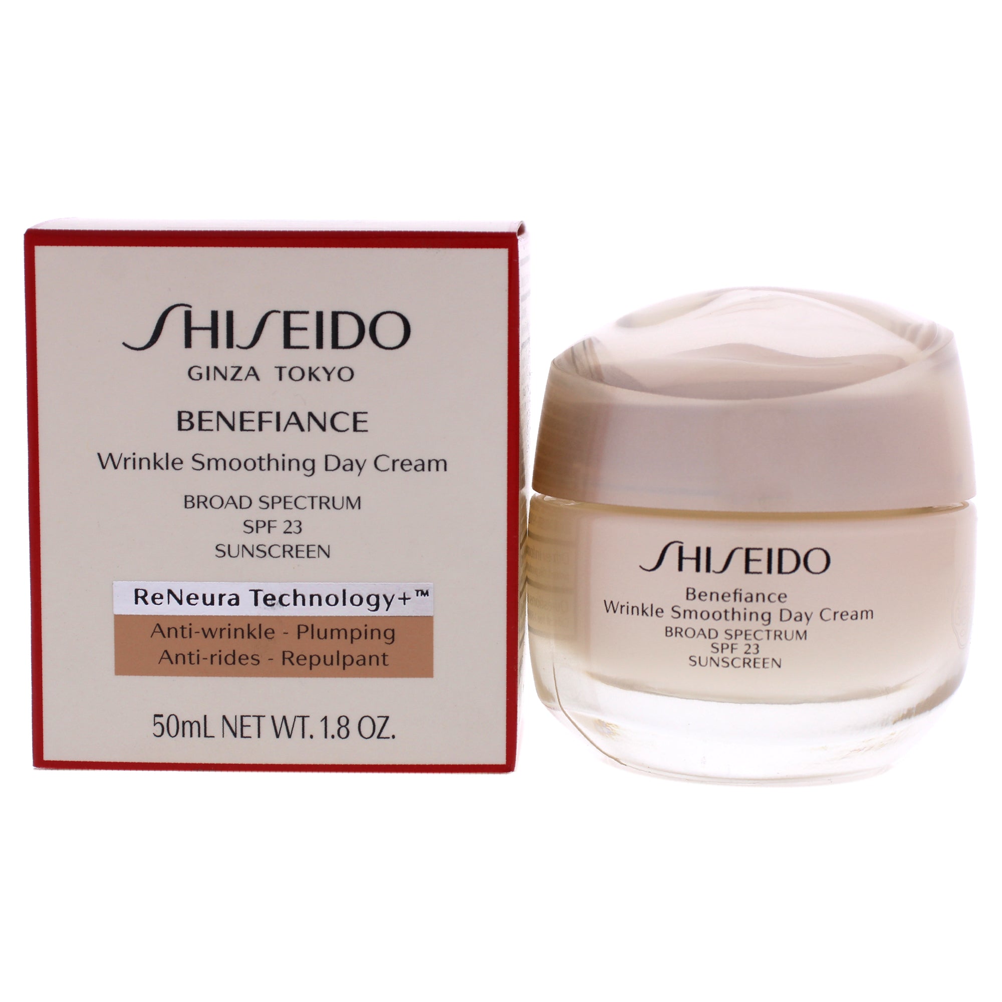 Shiseido Benefiance Wrinkle Smoothing Day Cream SPF 23 -Thefragrancemart.com