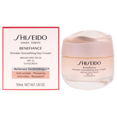 Shiseido Benefiance Wrinkle Smoothing Day Cream SPF 23 -Thefragrancemart.com