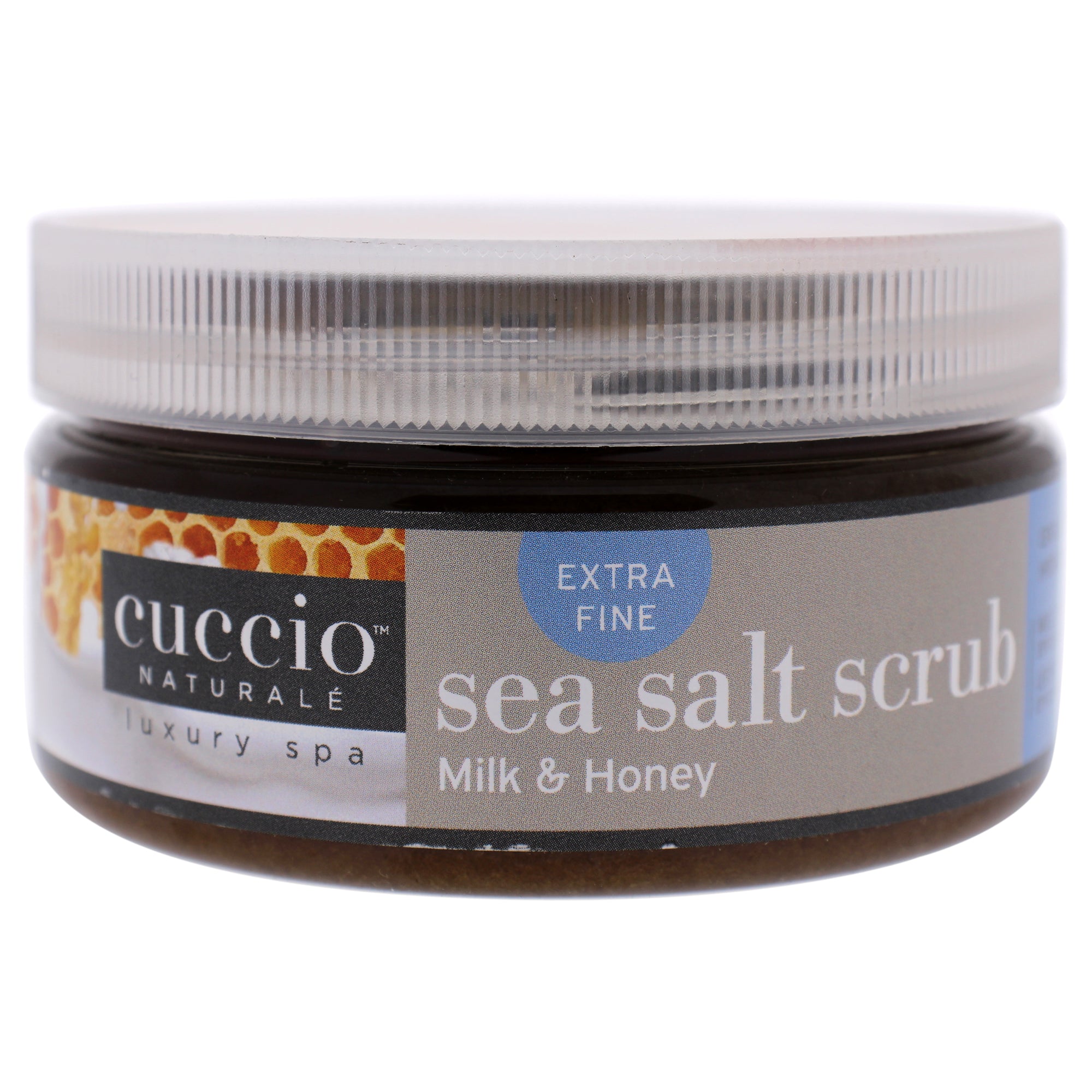 Cuccio Naturale Sea Salt Scrub - Milk and Honey -Thefragrancemart.com