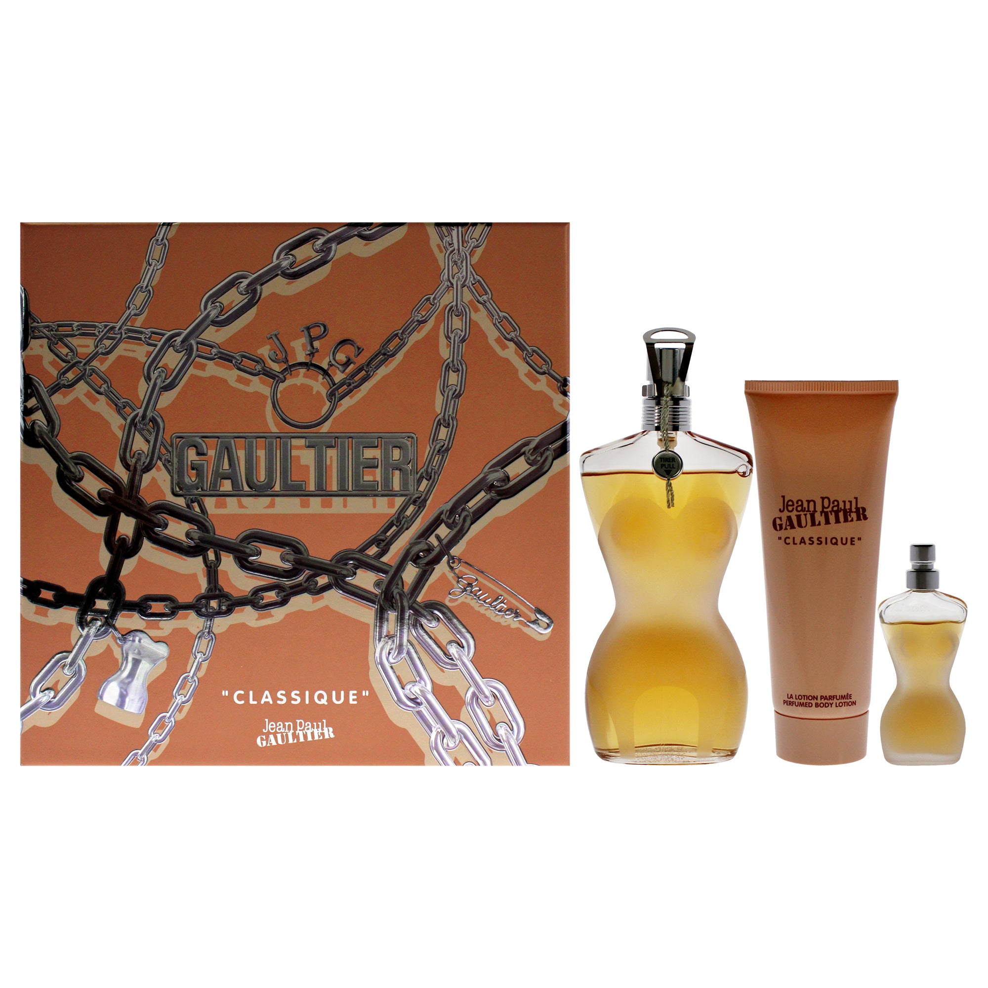 Jean Paul Gaultier Classique 3 Pc Gift Set-Thefragrancemart.com