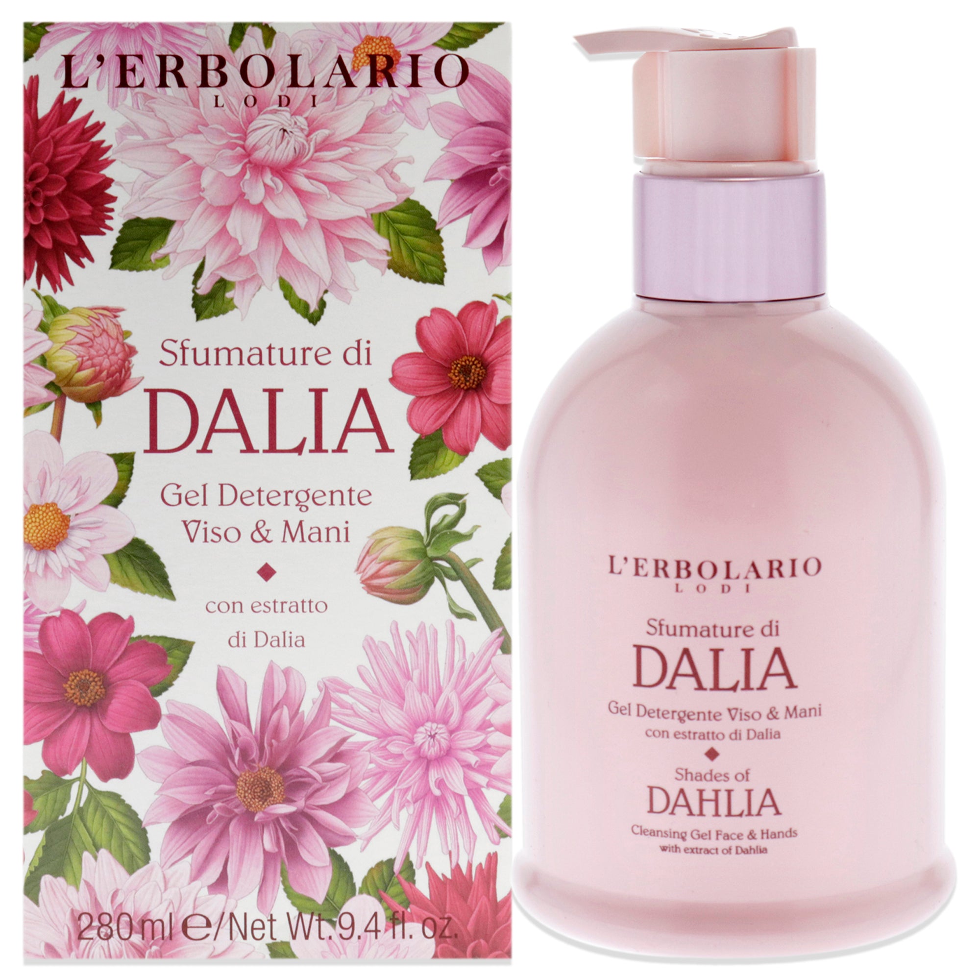 LErbolario Shades of Dahlia Cleansing Gel -Thefragrancemart.com