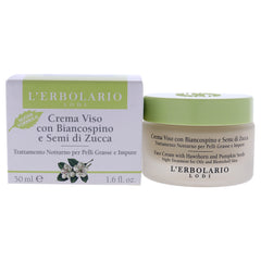 LErbolario Face Cream - Hawthorn and Pumpkin Seeds -Thefragrancemart.com