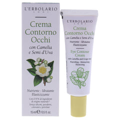 LErbolario Eye Contour Cream with Camelia and Grape Seed -Thefragrancemart.com