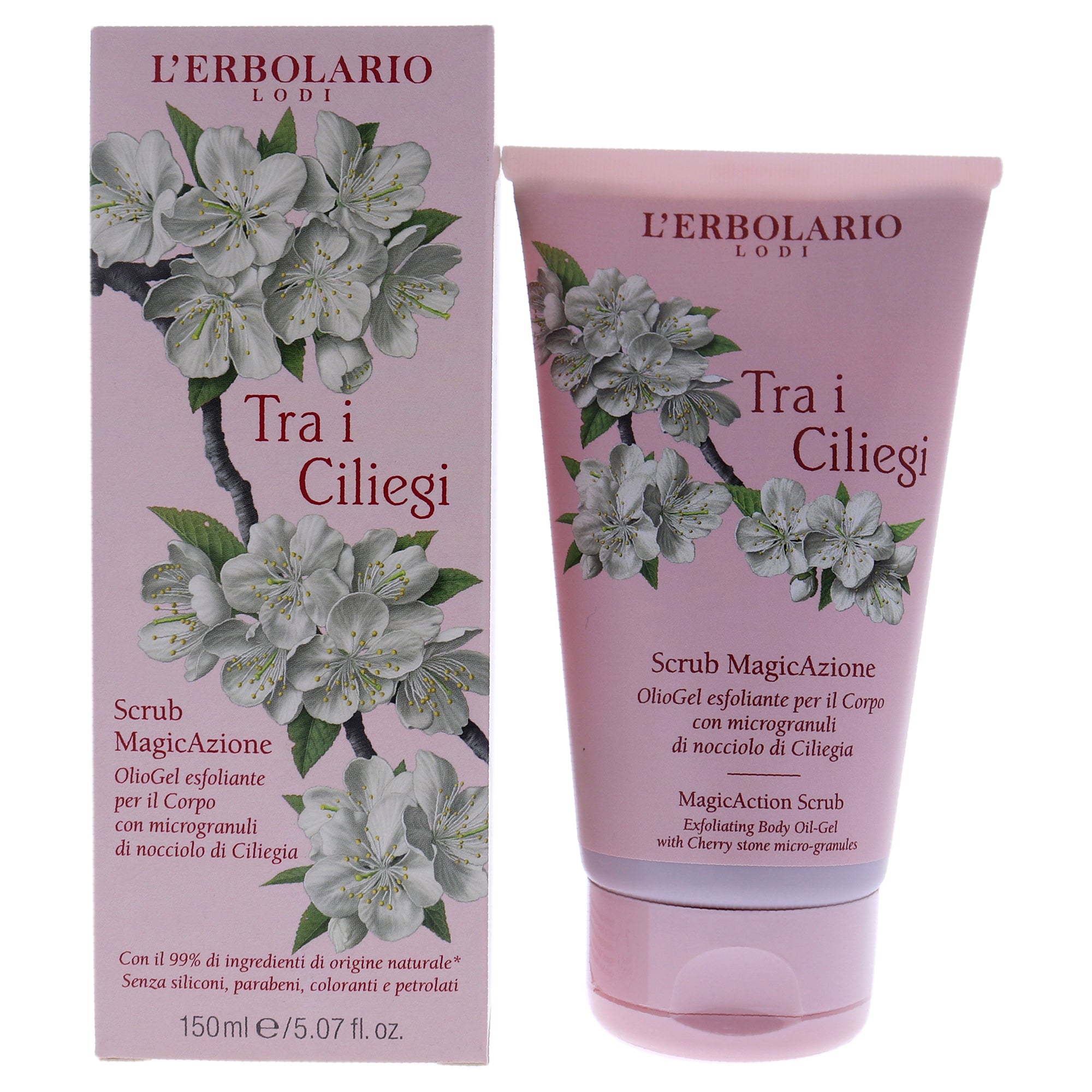 LErbolario Magic Action Scrub - Tra I Ciliegi -Thefragrancemart.com